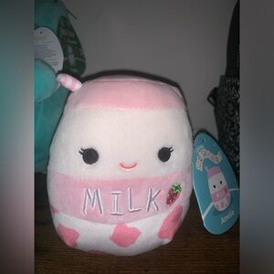Amelie the strawberry milk Squishmallow ! 5 inch